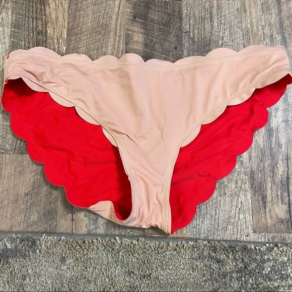 J Crew Scalloped Bikini Bottoms & Ava & Viv Tankini Top - Picture 13 of 16